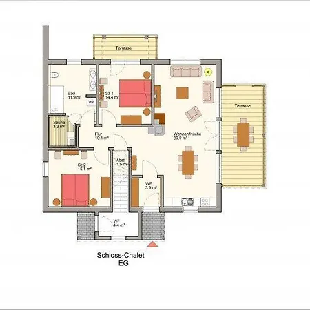 Holiday home Chalets-zum-ilsetal-schloss-chalet-nr-19 *